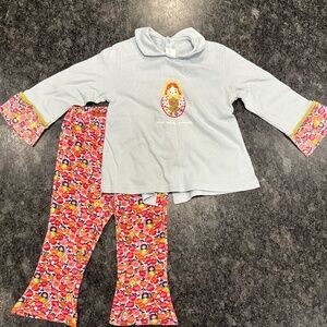 Catimini Girls Matching Top and Pants - Girls size 3A